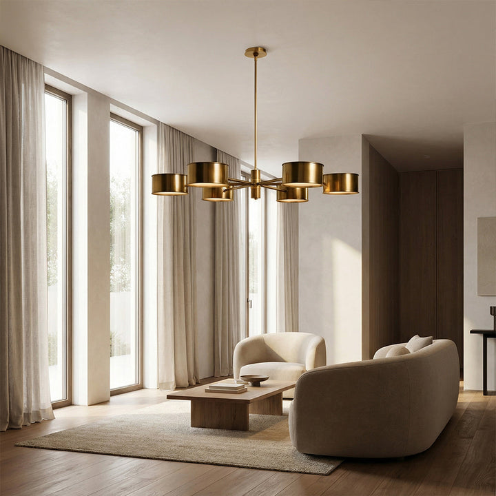 Daphil Metal Round Chandelier