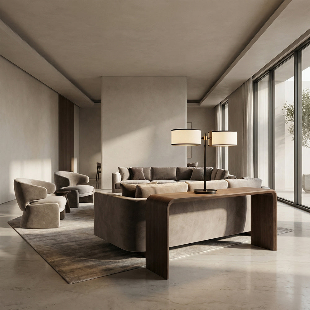 Daphil Dual-Shade Table Lamp