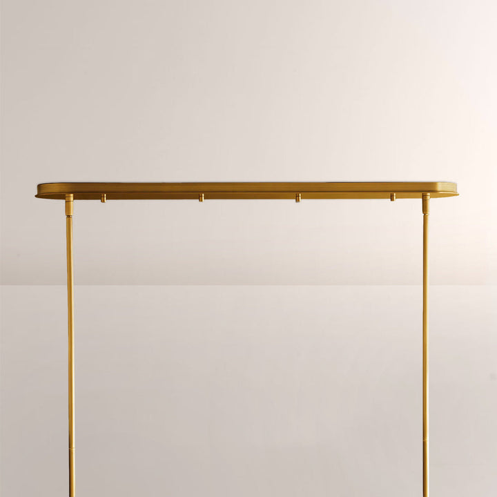 Daphil Linear Metal Drum Chandelier