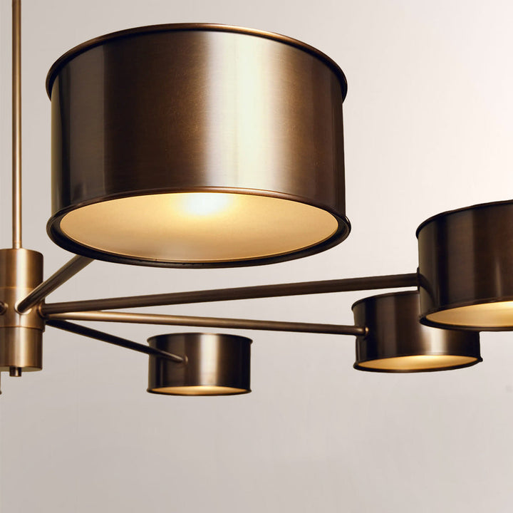 Daphil Metal Round Chandelier