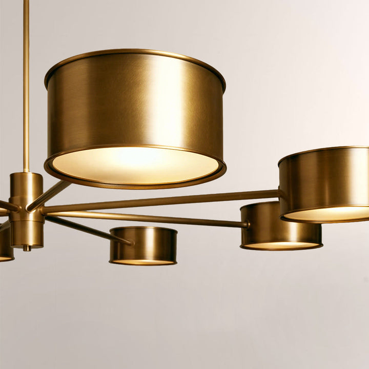 Daphil Metal Round Chandelier