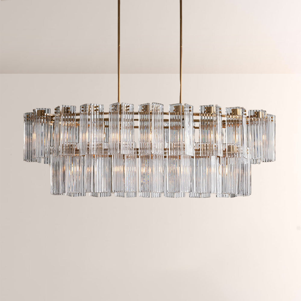 Darwin Oval Tiered Chandelier