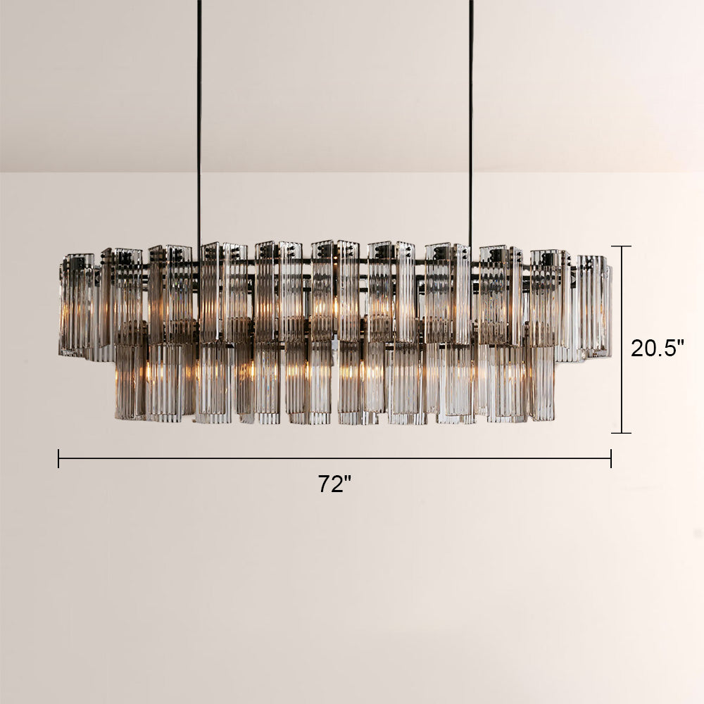 Darwin Oval Tiered Chandelier