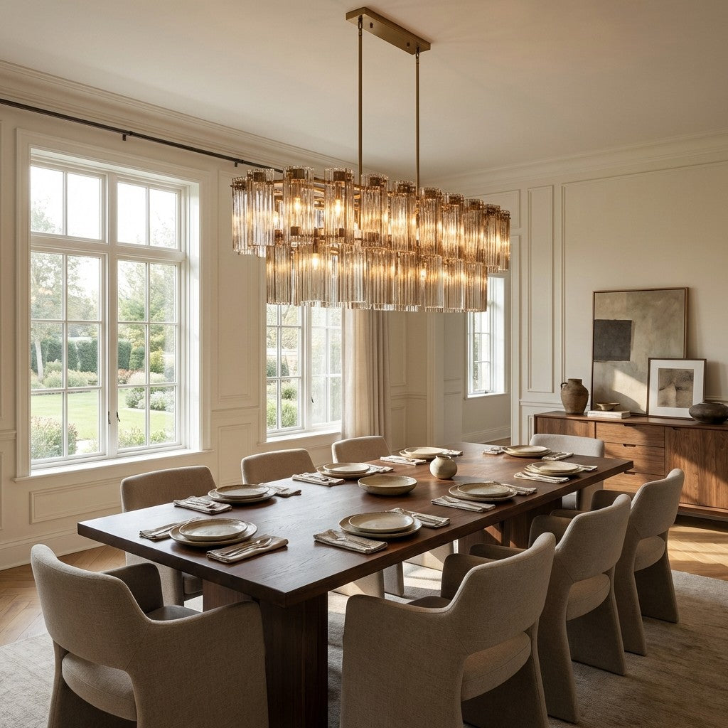 Darwin Oval Tiered Chandelier