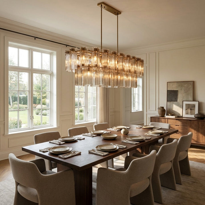 Darwin Oval Tiered Chandelier