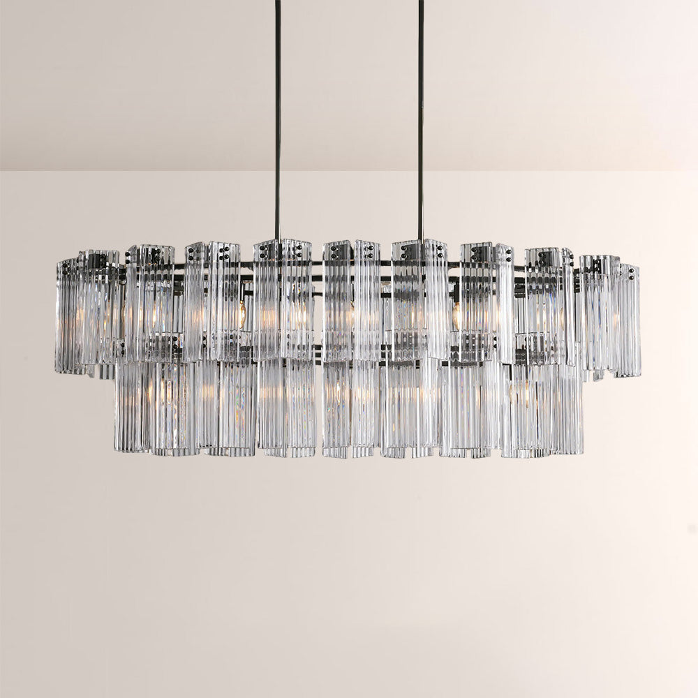 Darwin Oval Tiered Chandelier