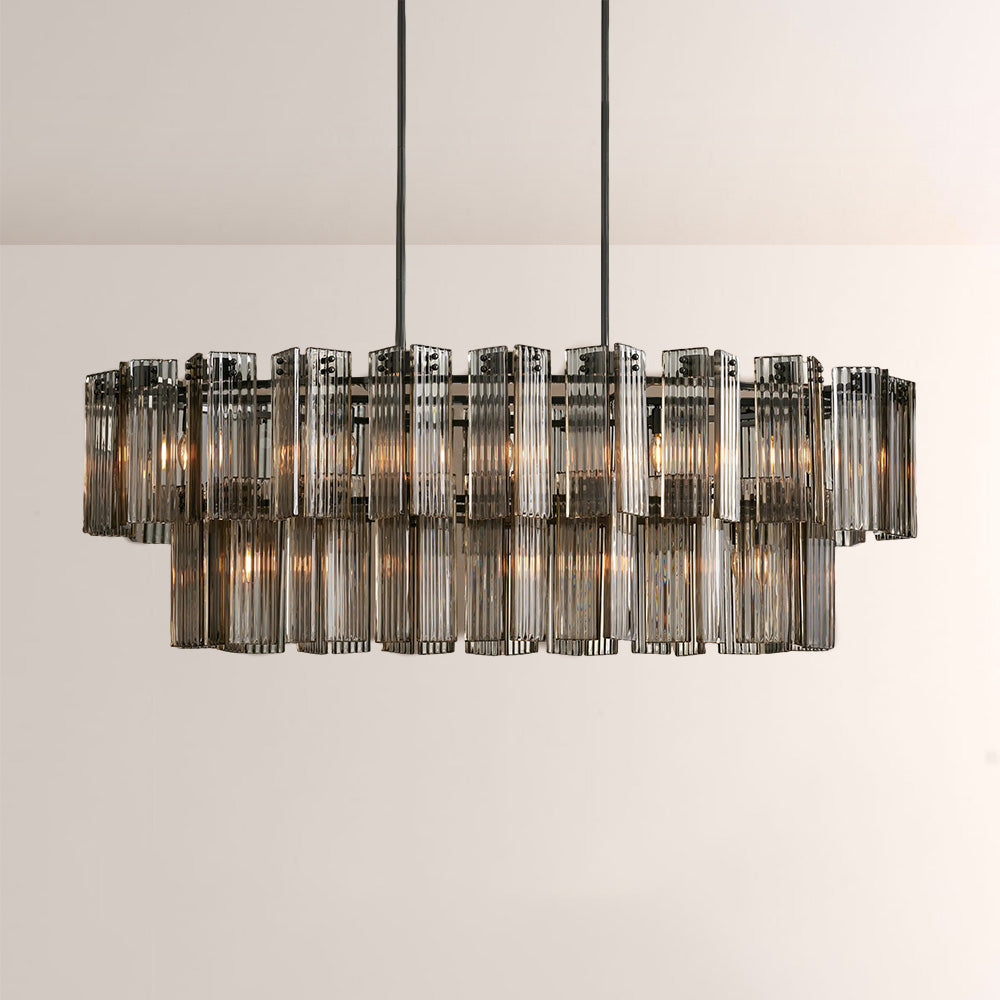 Darwin Oval Tiered Chandelier
