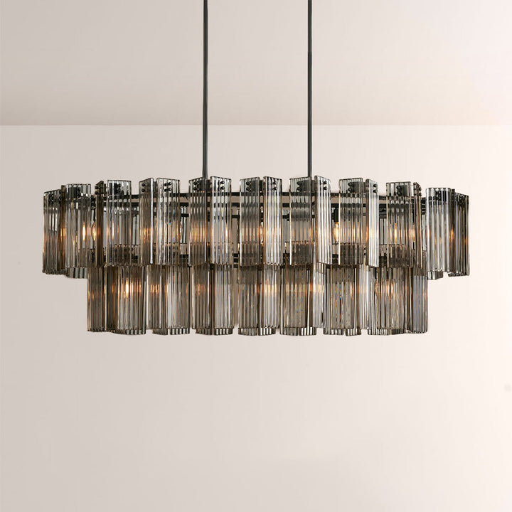 Darwin Oval Tiered Chandelier