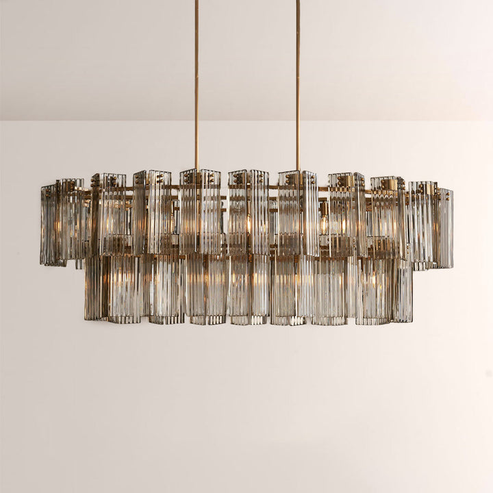 Darwin Oval Tiered Chandelier