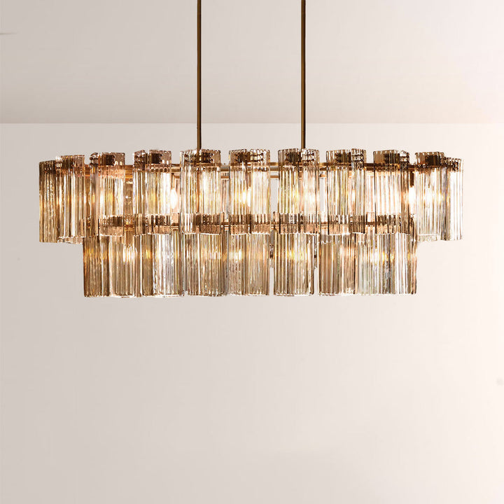 Darwin Oval Tiered Chandelier