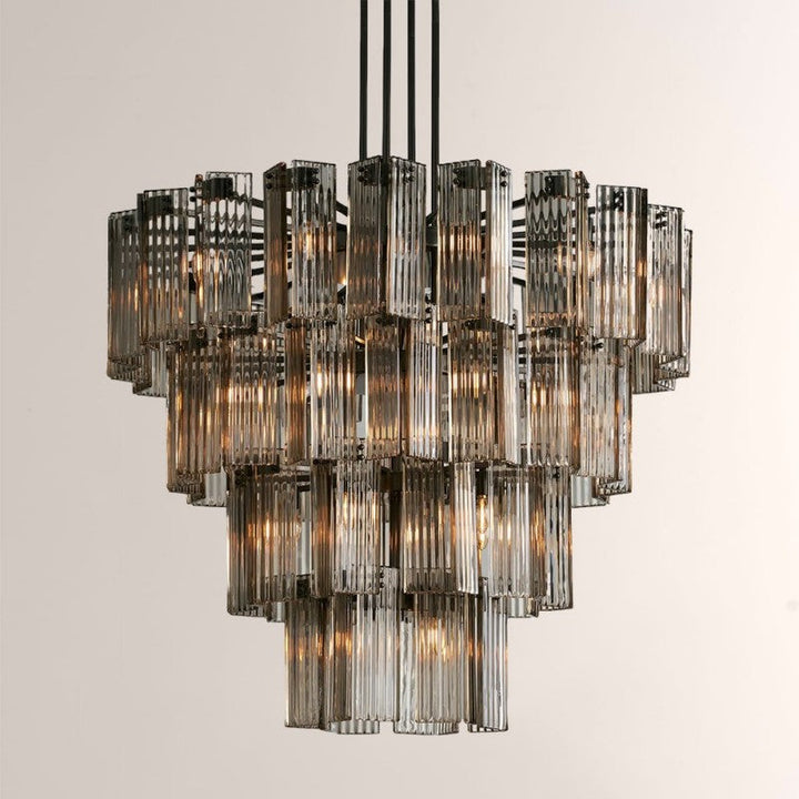 Darwin Round Glass Chandelier