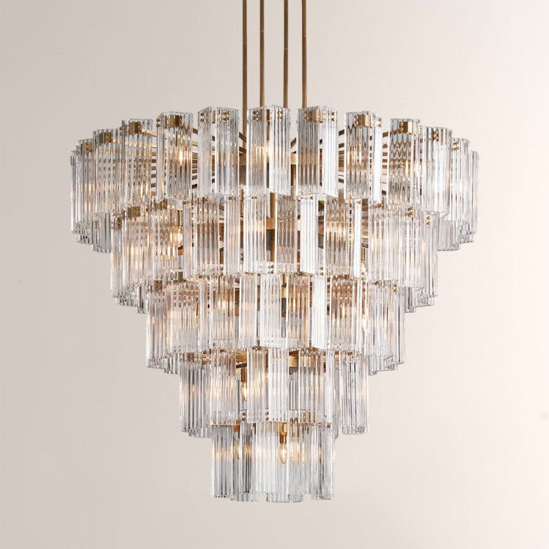 Darwin Round Glass Chandelier