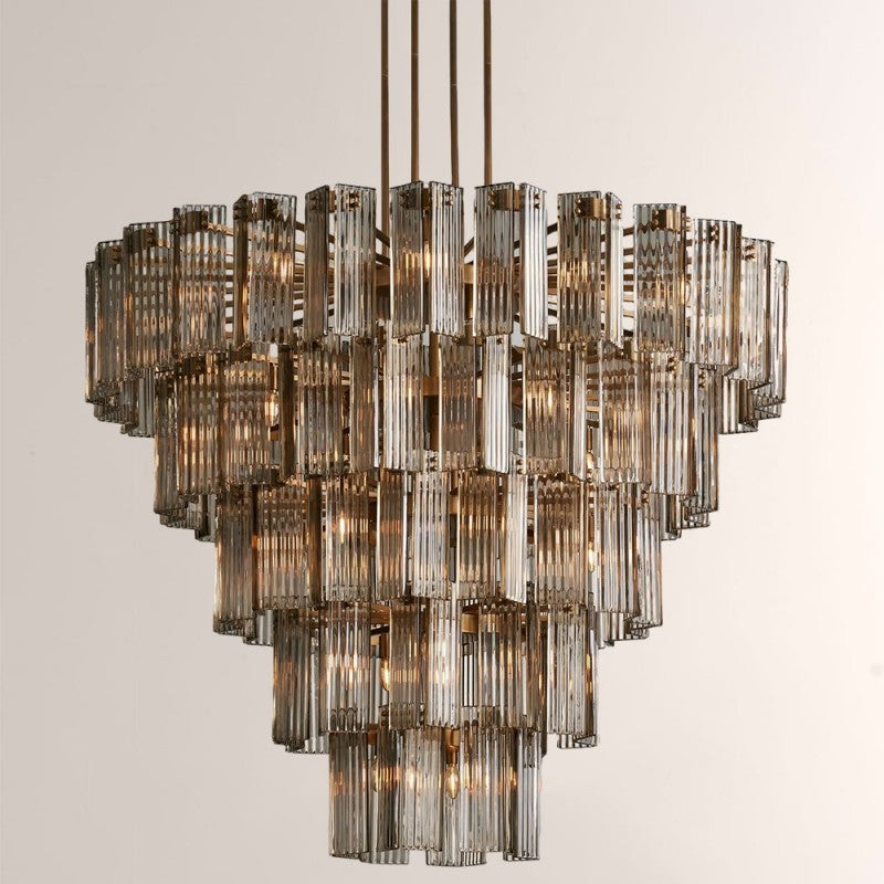 Darwin Round Glass Chandelier