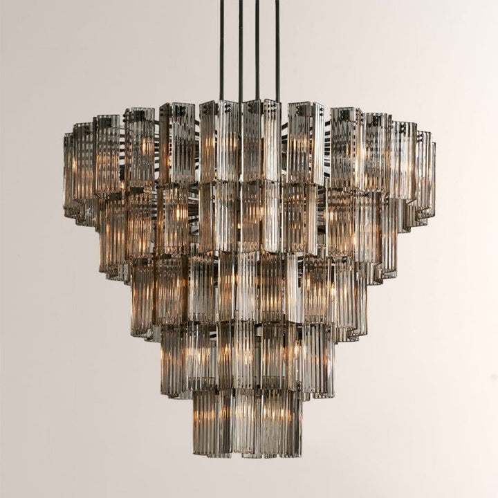 Darwin Round Glass Chandelier