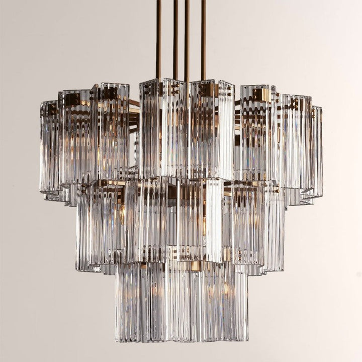 Darwin Round Glass Chandelier