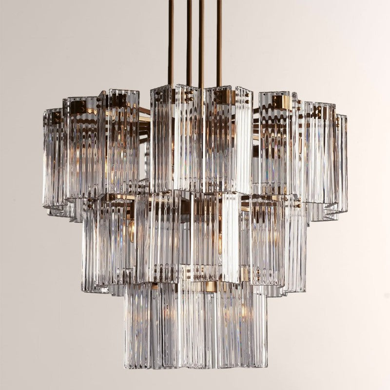 Darwin Round Glass Chandelier