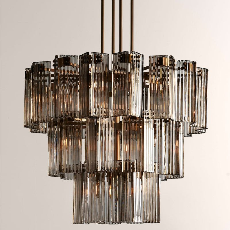 Darwin Round Glass Chandelier
