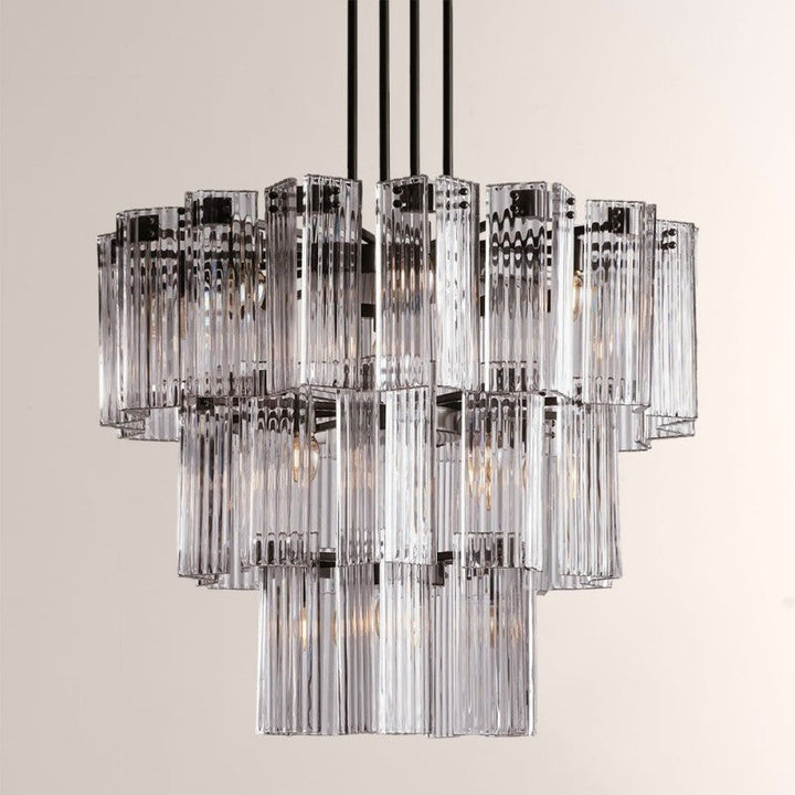 Darwin Round Glass Chandelier
