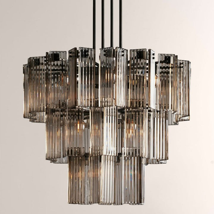 Darwin Round Glass Chandelier