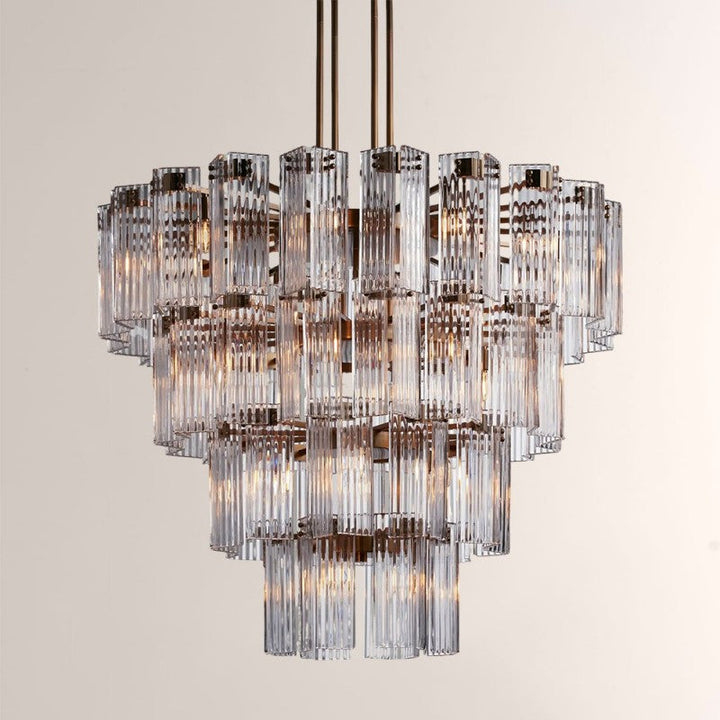 Darwin Round Glass Chandelier