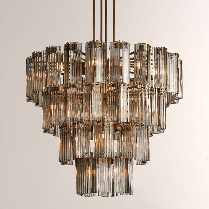 Darwin Round Glass Chandelier