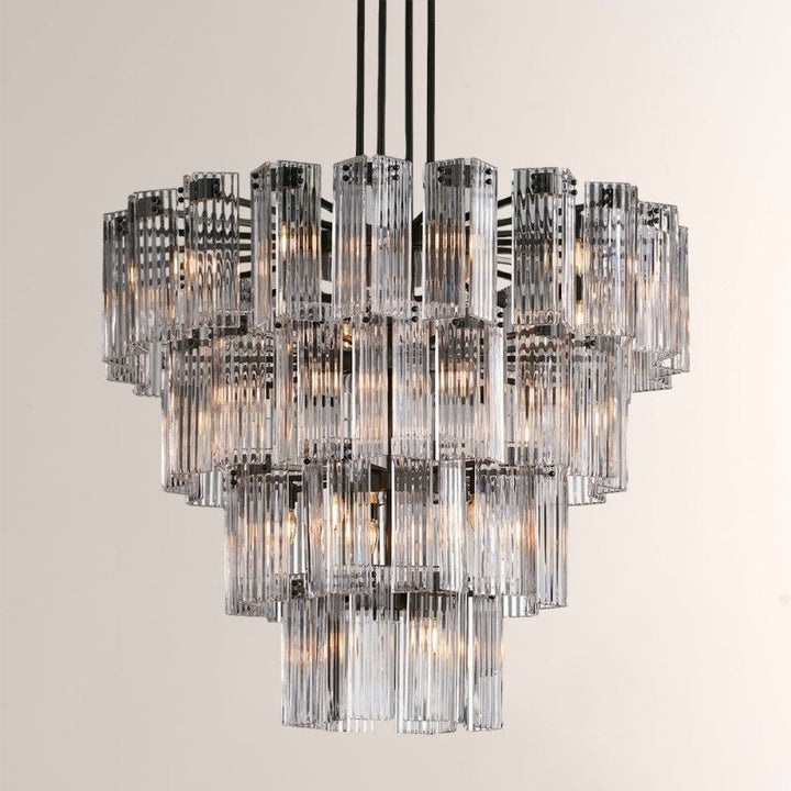 Darwin Round Glass Chandelier