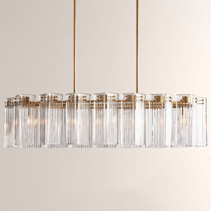 Darwin Oval Glass Chandelier