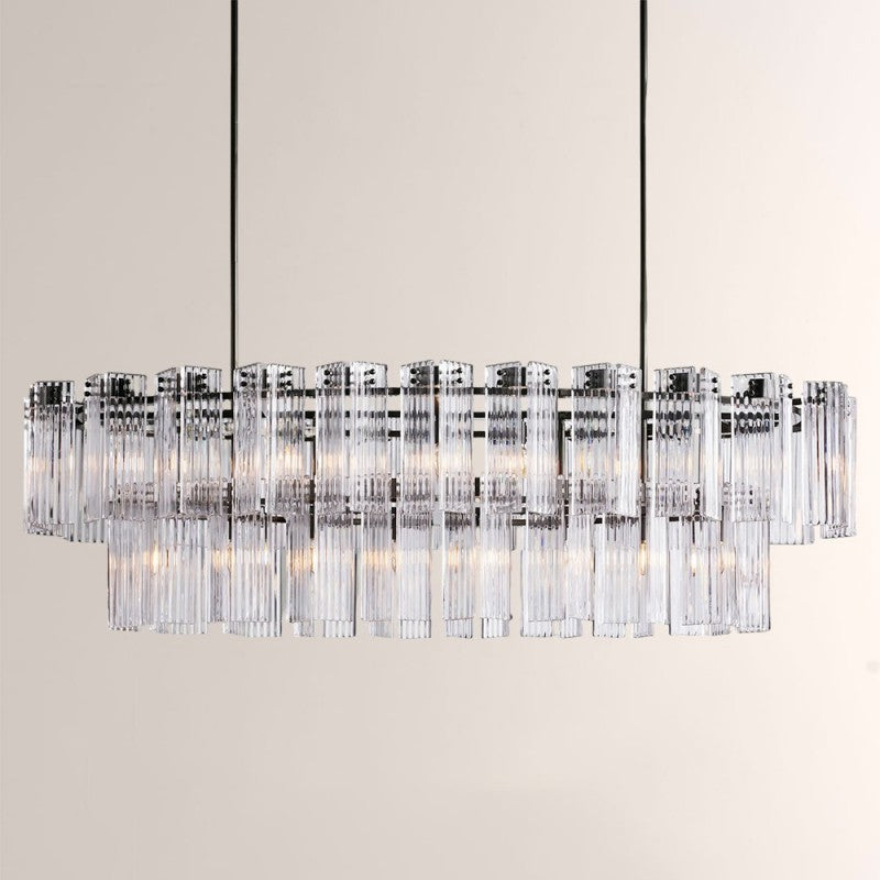 Darwin Oval Glass Chandelier