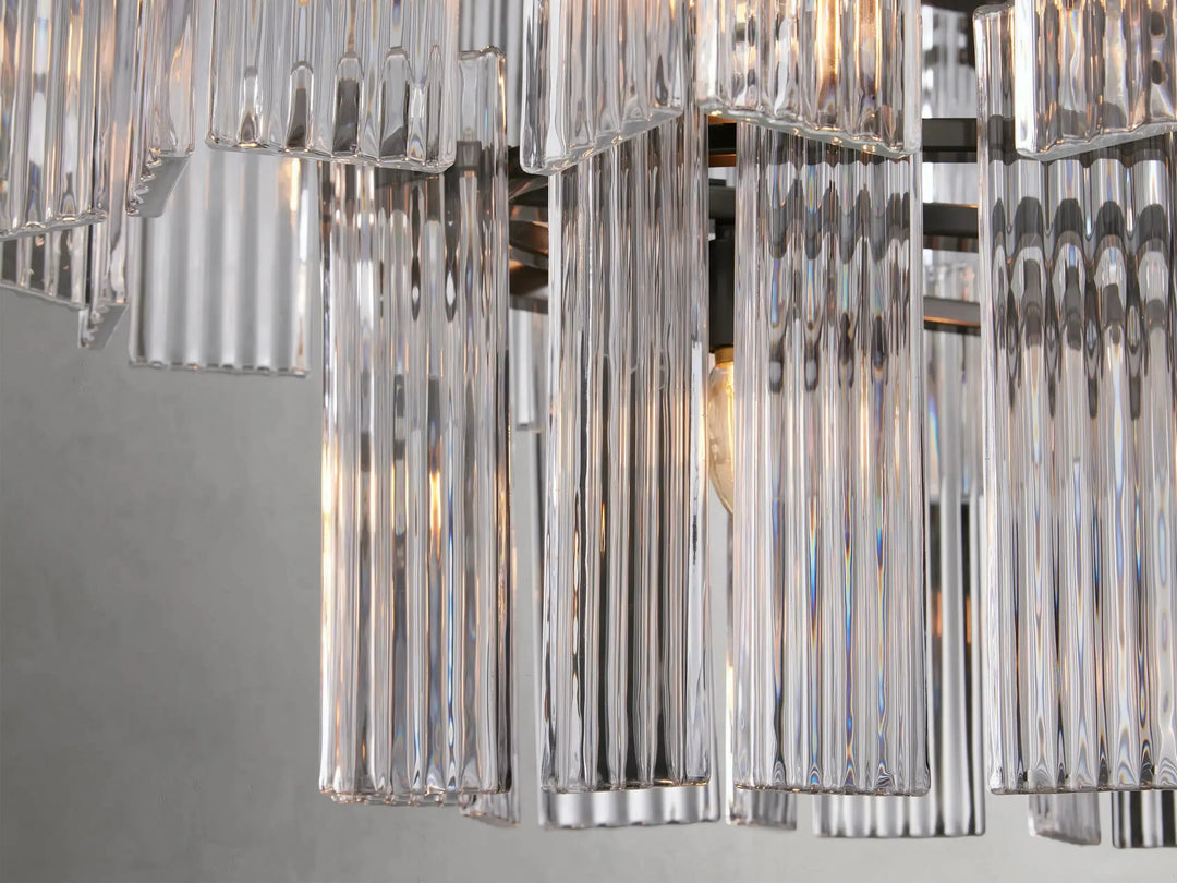Darwin Oval Glass Chandelier