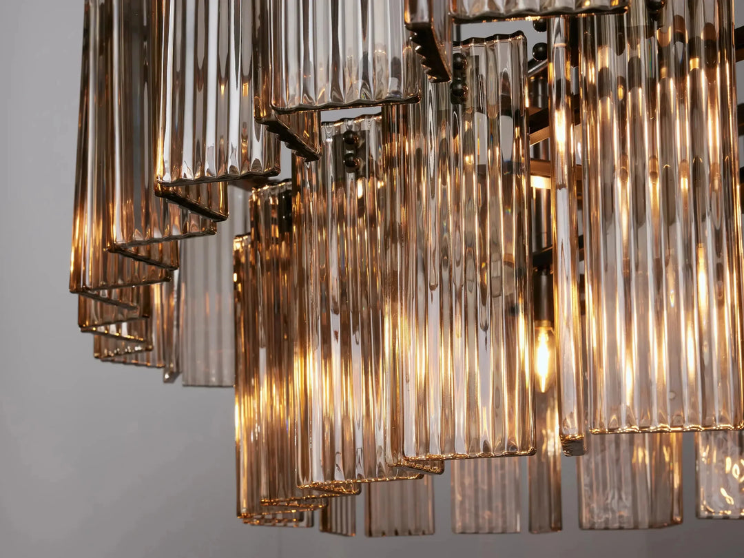 Darwin Oval Glass Chandelier