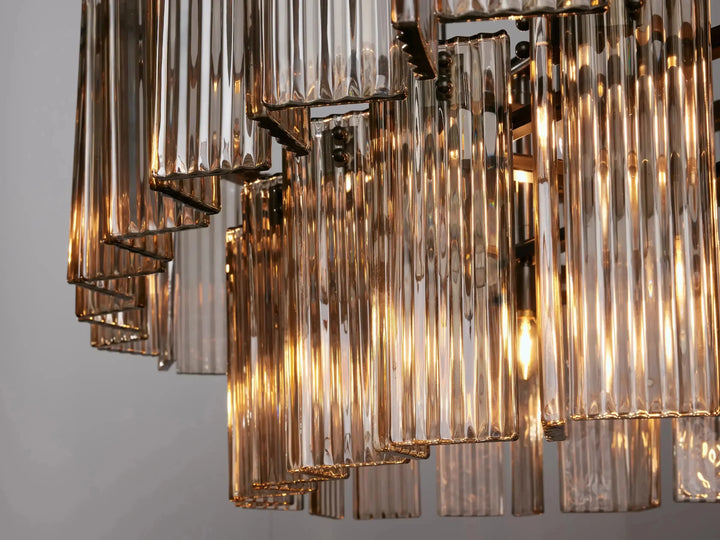 Darwin Oval Glass Chandelier
