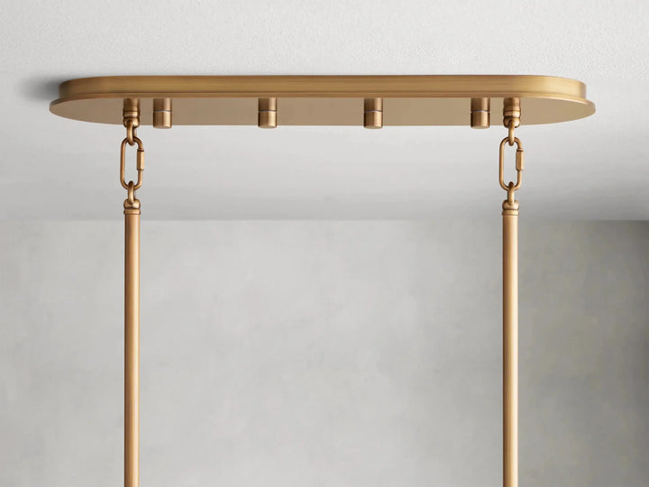 Darwin Oval Glass Chandelier