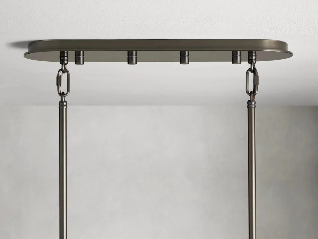 Darwin Oval Glass Chandelier