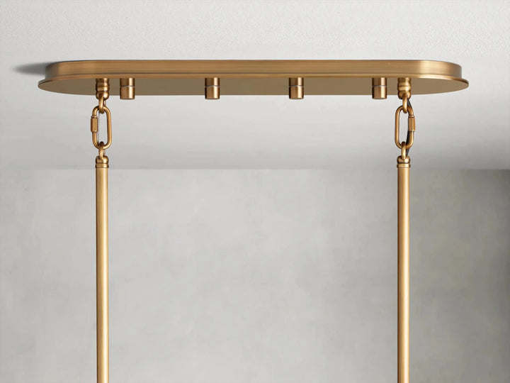 Darwin Oval Glass Chandelier