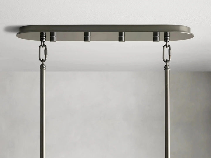 Darwin Oval Glass Chandelier