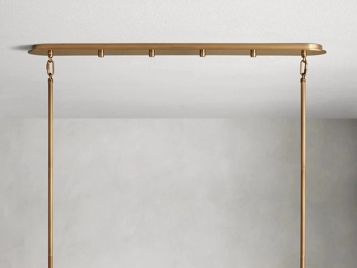 Darwin Oval Glass Chandelier