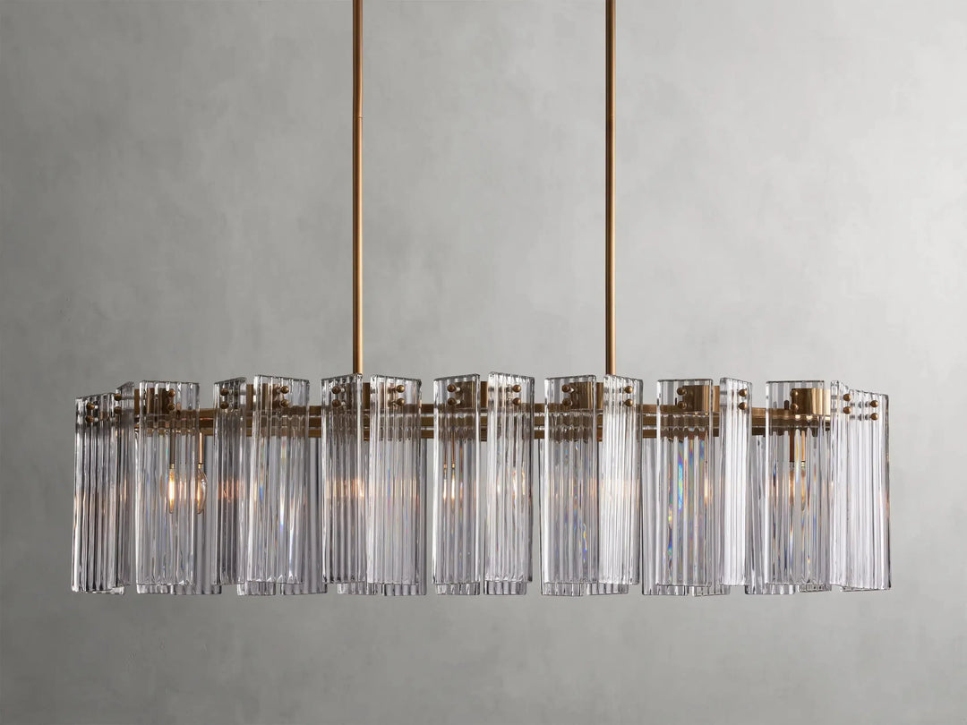 Darwin Oval Glass Chandelier