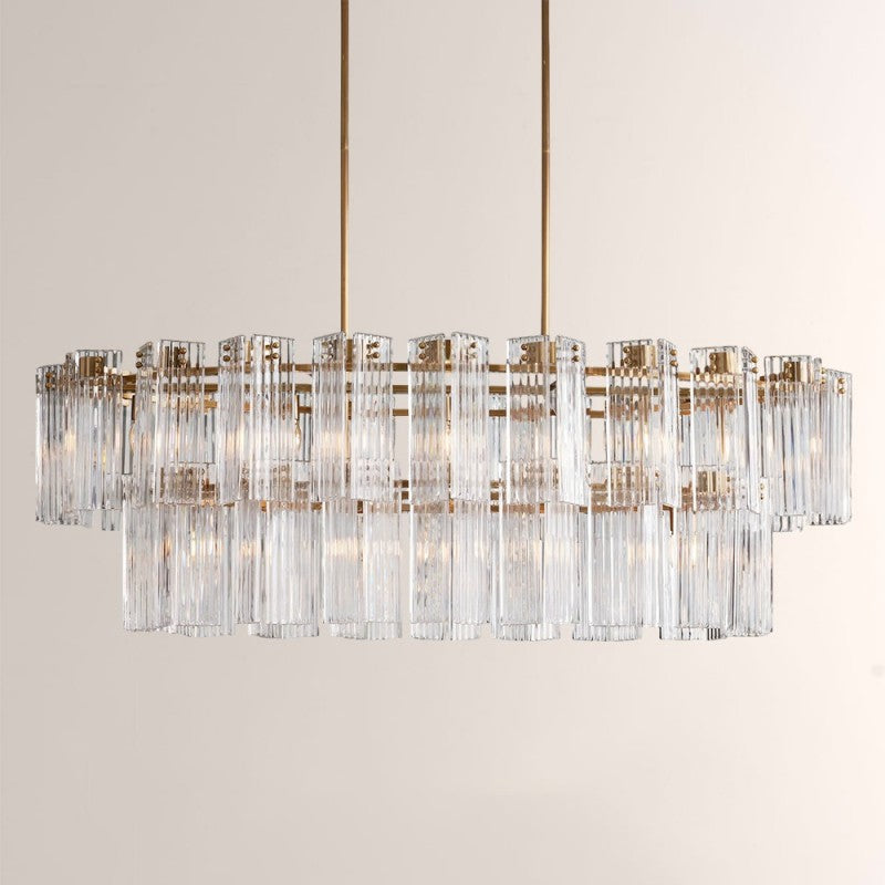 Darwin Oval Glass Chandelier