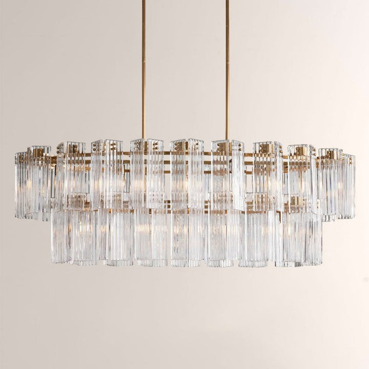 Darwin Oval Glass Chandelier