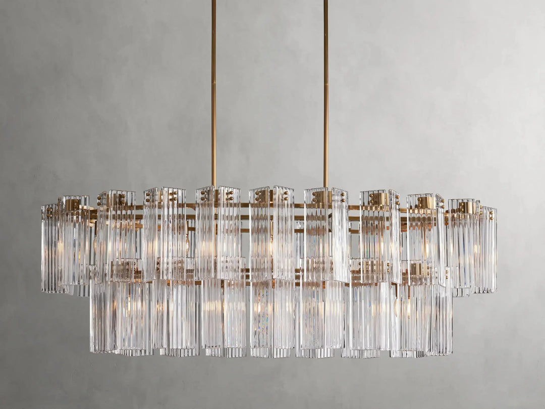 Darwin Oval Glass Chandelier