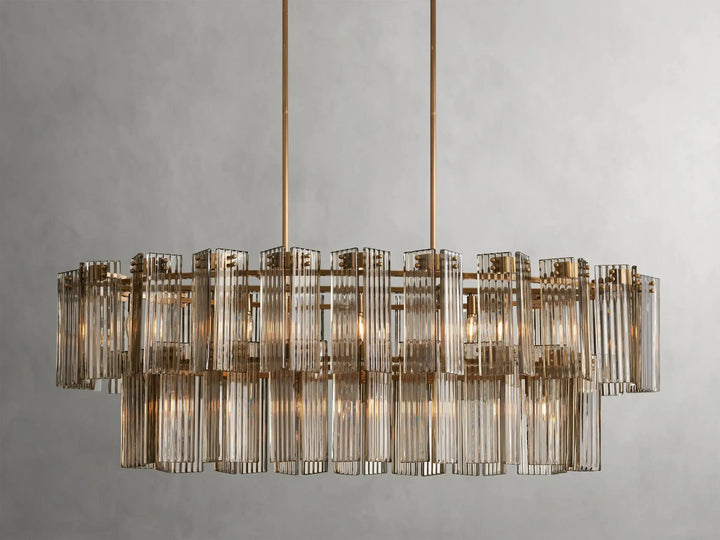 Darwin Oval Glass Chandelier