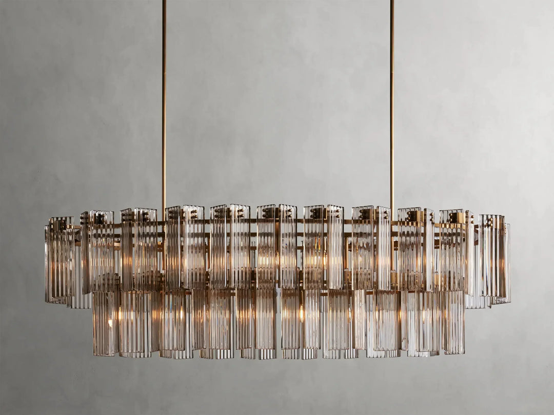 Darwin Oval Glass Chandelier