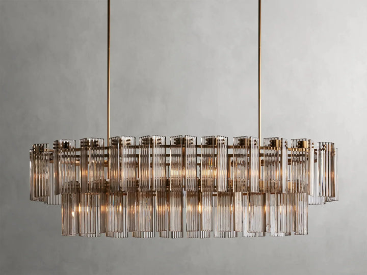 Darwin Oval Glass Chandelier
