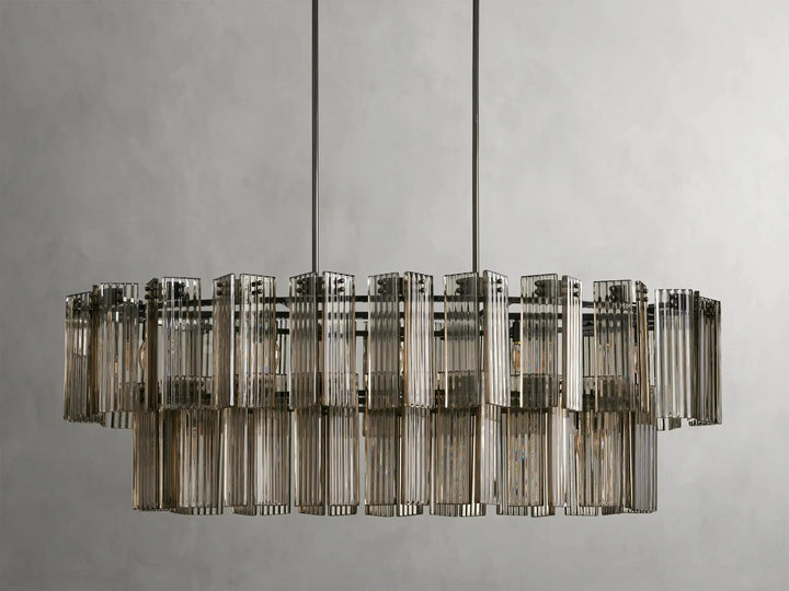 Darwin Oval Glass Chandelier