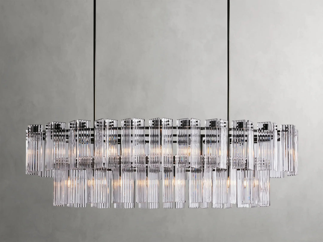 Darwin Oval Glass Chandelier