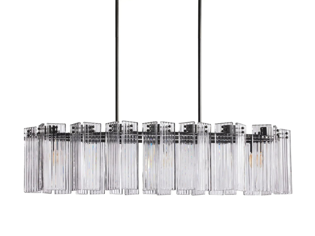 Darwin Oval Glass Chandelier
