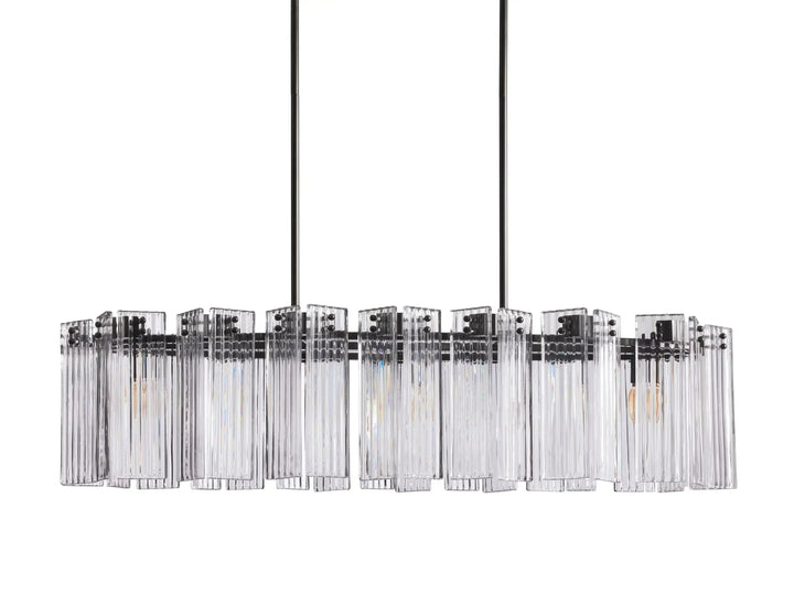 Darwin Oval Glass Chandelier