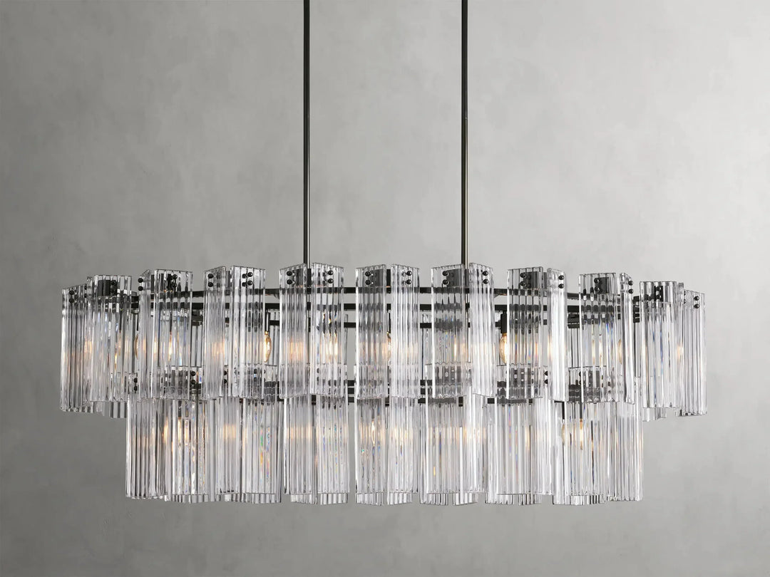 Darwin Oval Glass Chandelier