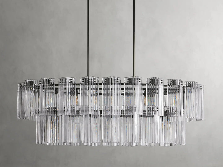 Darwin Oval Glass Chandelier