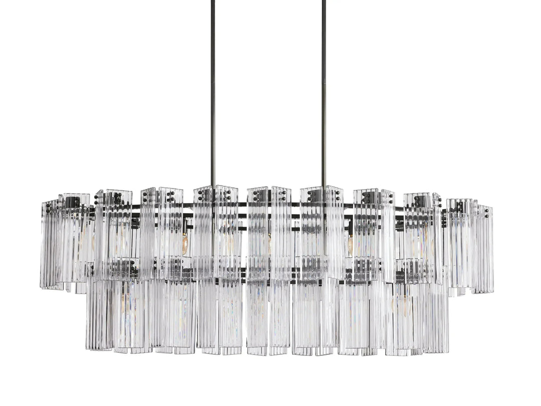 Darwin Oval Glass Chandelier